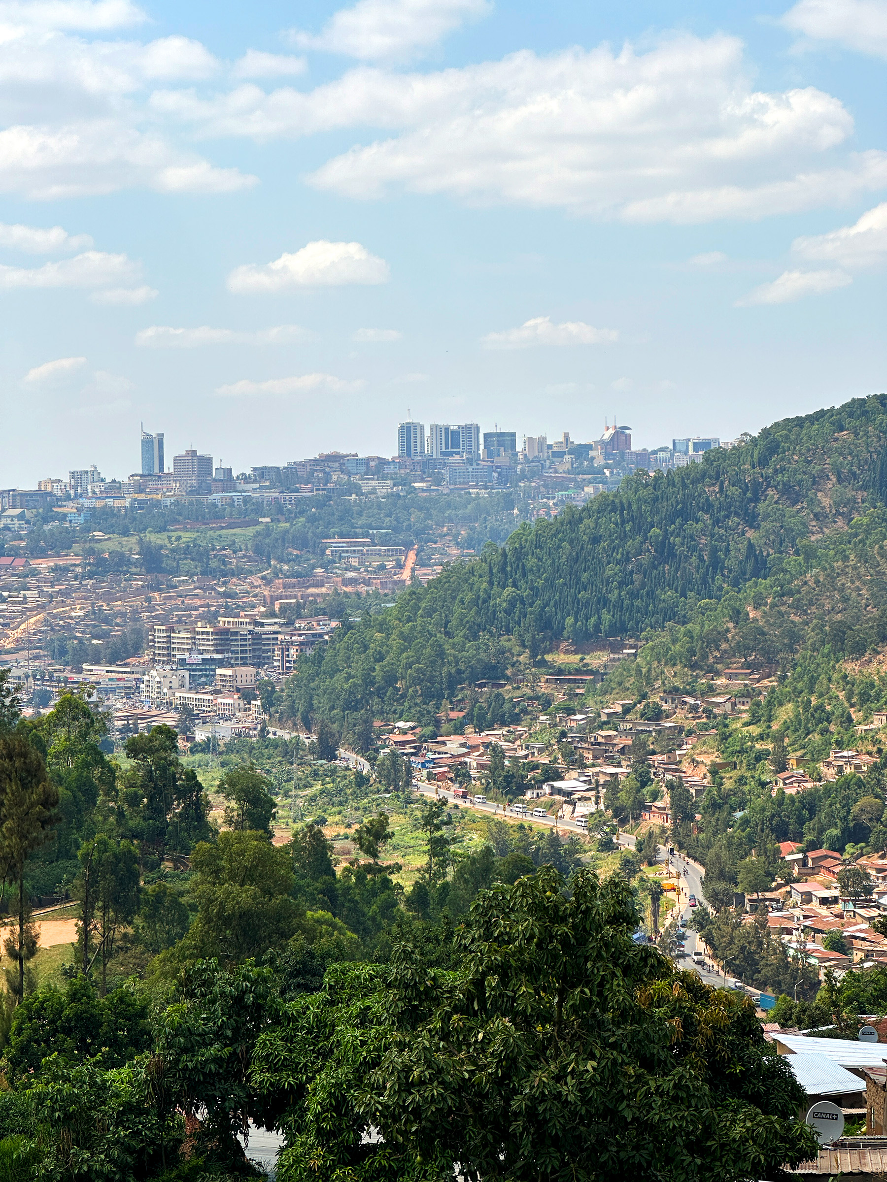 a view of Kigali city